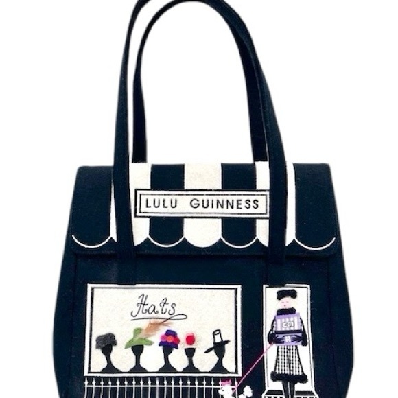 Lulu Guinness Black and White Women's Bag - Picture 1 of 4